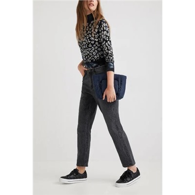 Jersey punto animal print
