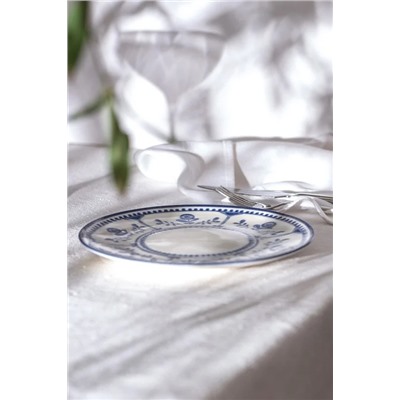 Reve Bleu Celeste Pasta Tabağı - Mavi/Beyaz - 19 cm