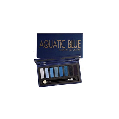 Палетка теней Aquatic Blue с маслами авокадо и макадамии от Mistine / Mistine Aquatic Blue Complete Eye Palette