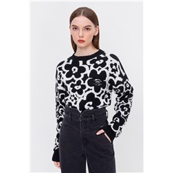 Jersey de lana y cachemir Negro