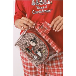Pack 2 neceseres animal print y Snoopy