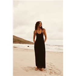 VESTIDO MIDI TIRANTES TRENZADOS