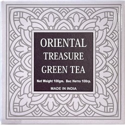 BHARAT BAZAAR Oriental Tressure Green Tea Чай зеленый с восточными сокровищами 100г