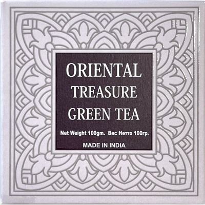 BHARAT BAZAAR Oriental Tressure Green Tea Чай зеленый с восточными сокровищами 100г