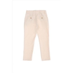 Erkek Çocuk Camel Kanvas Pantolon