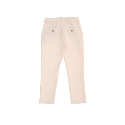 Erkek Çocuk Camel Kanvas Pantolon