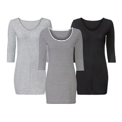 ESMARA® Damen Longshirt, mit 3/4-Ärmel