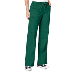 WonderWink WonderFLEX Faith Women's 4-Pocket STRETCH Cotton Rich Boot Cut Scrub Pants