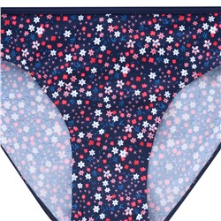 Mädchen Bikini mit floralem Dessin