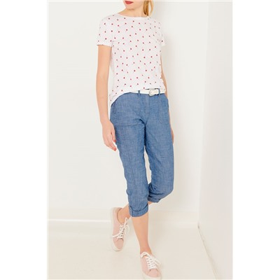 Pantalón pirata Azul