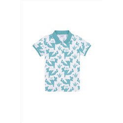 Erkek Çocuk Mint Yeşili Polo Yaka Tişört