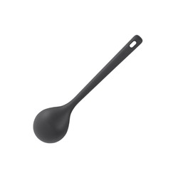 Ложка сервировочная, 32 см, силикон, графитовая, Streak, 63423