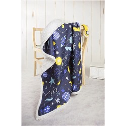 HAMUR Fluffy Bebek Battaniyesi 80x100 Cm Space E11BC0550263HM