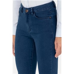 Kadın Koyu Mavi Jean Pantolon