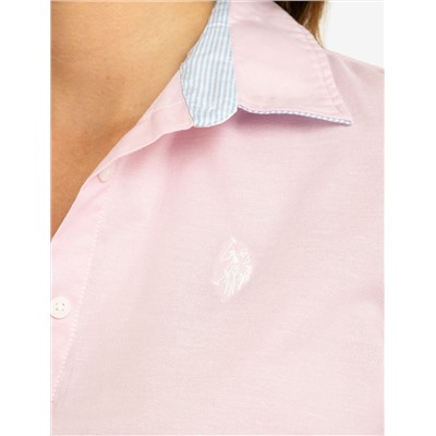 SOLID OXFORD DRESS