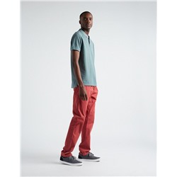Slim Fit Chino Trousers, Men, Red