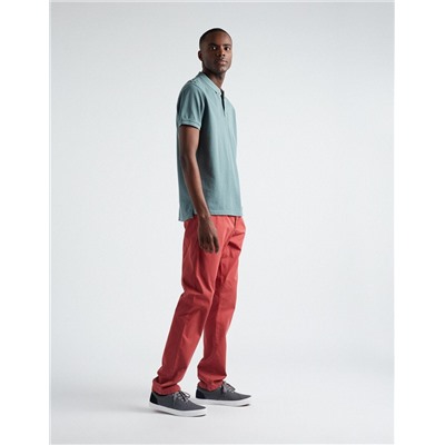 Slim Fit Chino Trousers, Men, Red