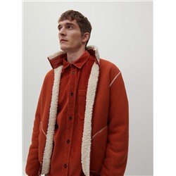 Wendejacke aus Lammfellimitat