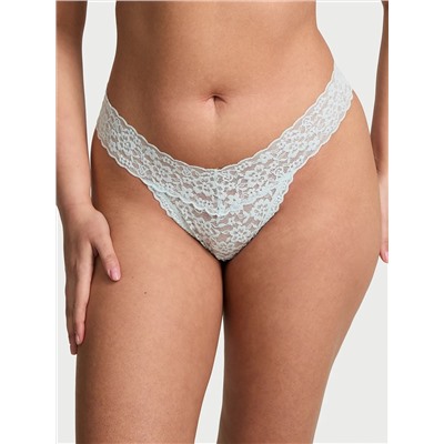 Eyelet Mesh Thong Panty