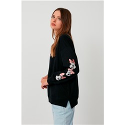 Sudadera Minnie Disney Negro