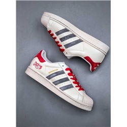 CLOT x Adida*s Originals Superstar ”Золотой год змеи" от кобренда Shell Head из мягкой кожи классического белого цвета арт. 120125