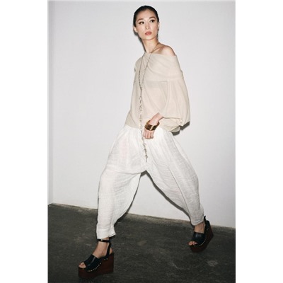 PLAIN KNIT LAYERED TOP