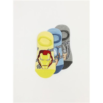 Pack of 3 pairs of The Avengers ©MARVEL no-show socks