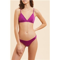 Sujetador de seda Milky Fucsia