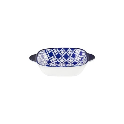 Rêve Bleu Brest New Bone China Kare Kulplu Tabak