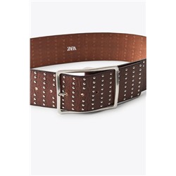 CINTURÓN PIEL MULTI TACHAS