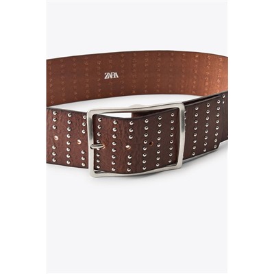 CINTURÓN PIEL MULTI TACHAS