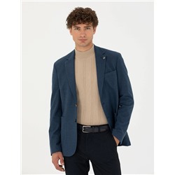 Lacivert Slim Fit Ceket