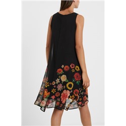 Vestido floral sin mangas