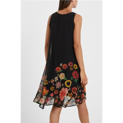 Vestido floral sin mangas