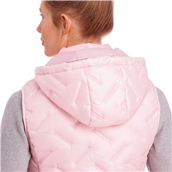 Damen Steppweste mit Kapuze