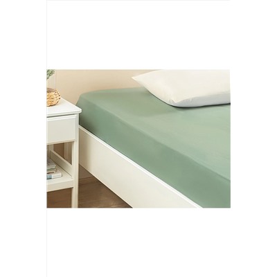 English Home Düz Pamuklu Tek Kişilik Lastikli Çarşaf 100x200 Cm Çağla Yeşili TYC00374707992
