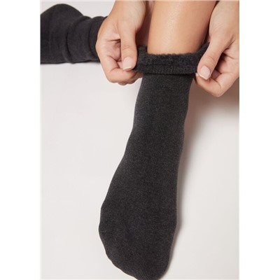Kurzsocken aus Thermo-Baumwolle