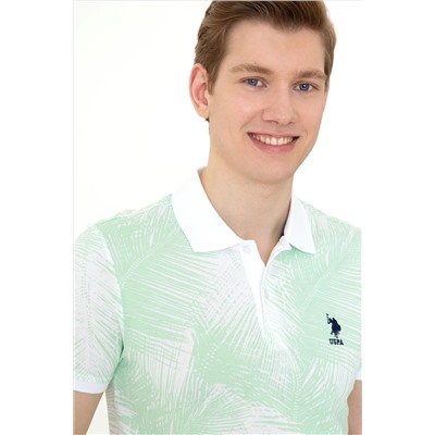 Erkek Mint Polo Yaka Tişört