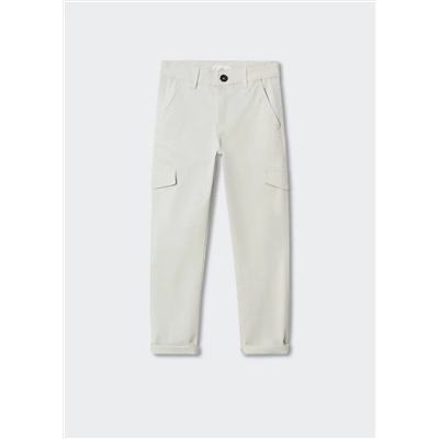 Pantalón cargo bolsillos -  Niño | MANGO OUTLET España