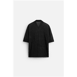 CAMISA PUNTO EFECTO ARRUGADO