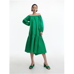 Midikleid aus Baumwolle