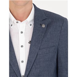 Açık Lacivert Slim Fit Ceket