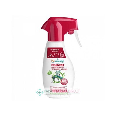 Puressentiel Anti-Pique Spray Répulsif Vêtements & Tissus 150 ml