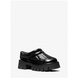 Barton Crackled Patent Leather Slipper