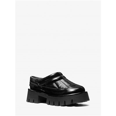 Barton Crackled Patent Leather Slipper