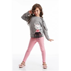 Denokids Lily Kız Triko Tunik Tayt Takım CFF-19K1-059