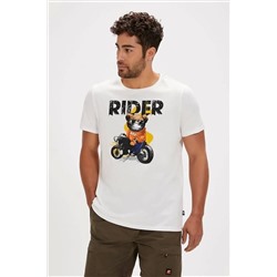 Bad Bear, Fever Off-White Men's T-Shirt