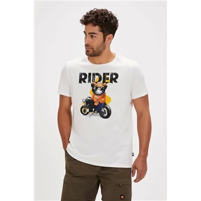 Bad Bear, Fever Off-White Men's T-Shirt