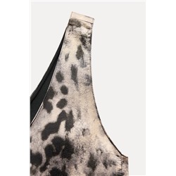 ZW COLLECTION CREASED-EFFECT PRINTED TOP
