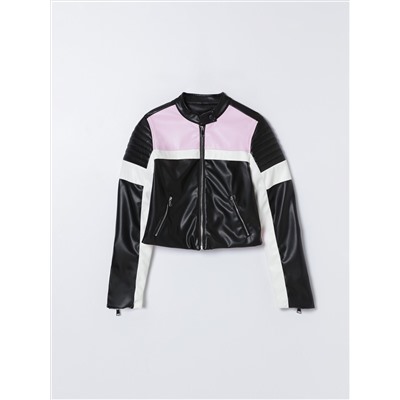 FAUX LEATHER JACKET